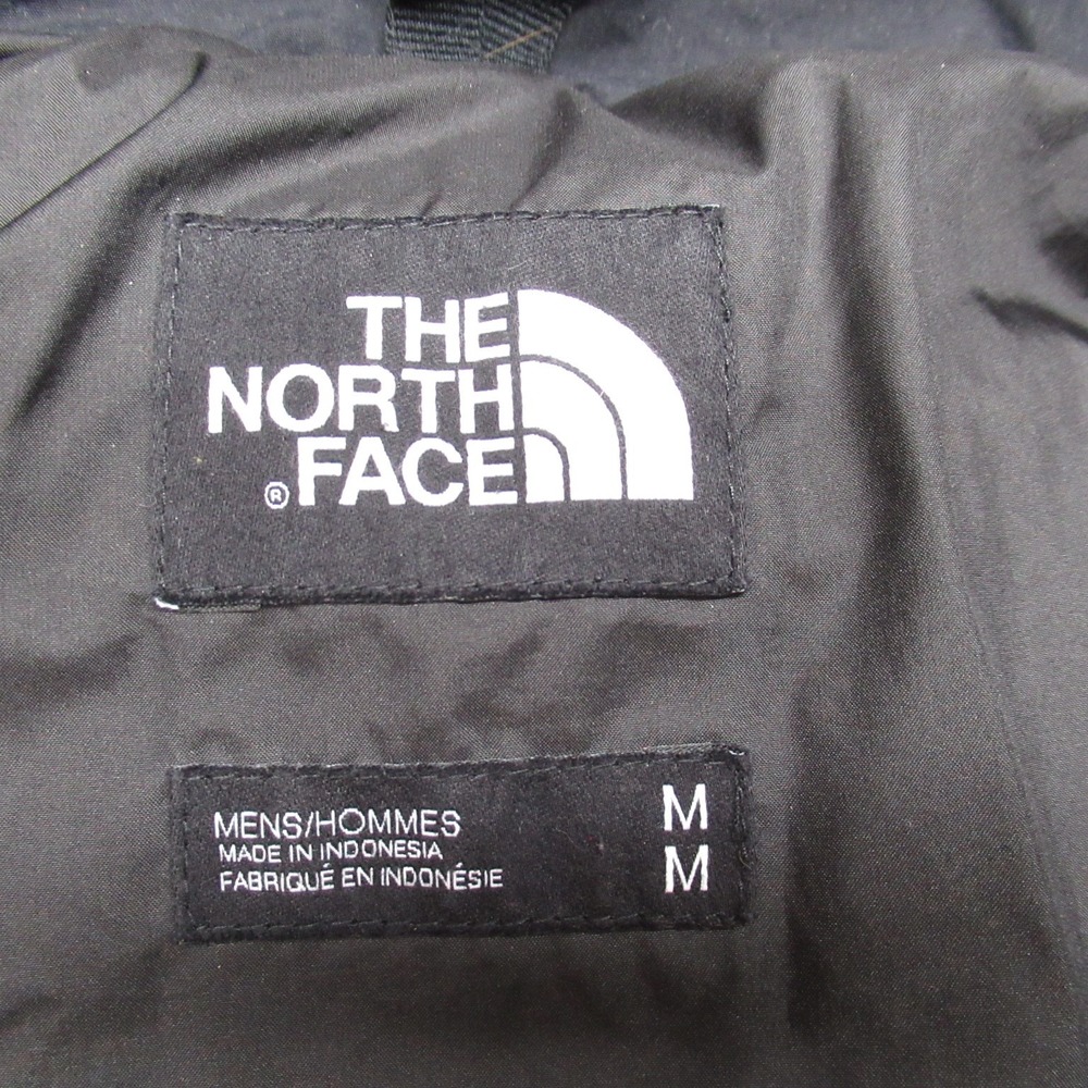 North Face Down Jacket Mens Medium Black Sierra Puffer Wind Rain Winter Rugged - Picture 6 of 13